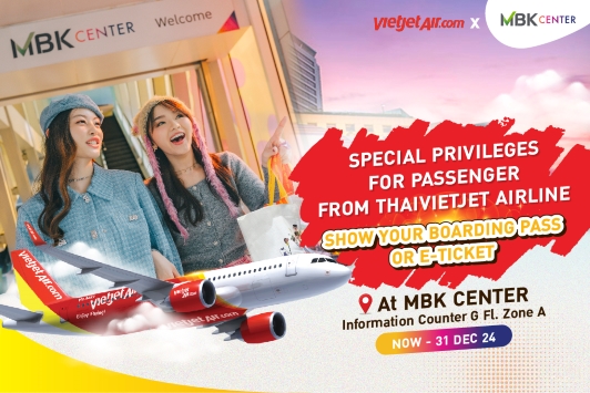 Boarding Pass Privileges for International & Thai Passengers from Thai Vietjet.com