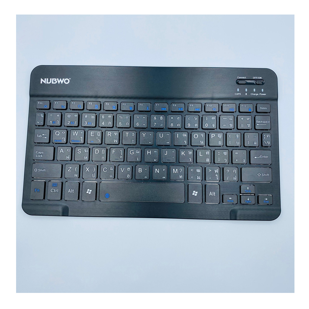 nubwo ultra slim bluetooth keyboard